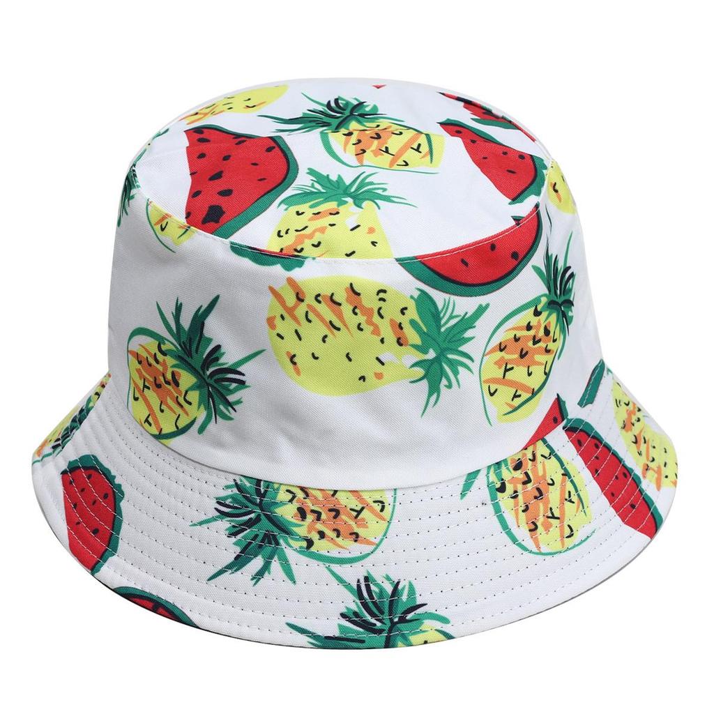 2026 Lemon Pattern Reversible Bucket Hat for Men & Women – Summer Sun Protection