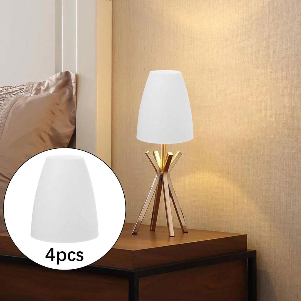 4 Pieces Decorative Lampshades, Easy Installation Light Cover for Home