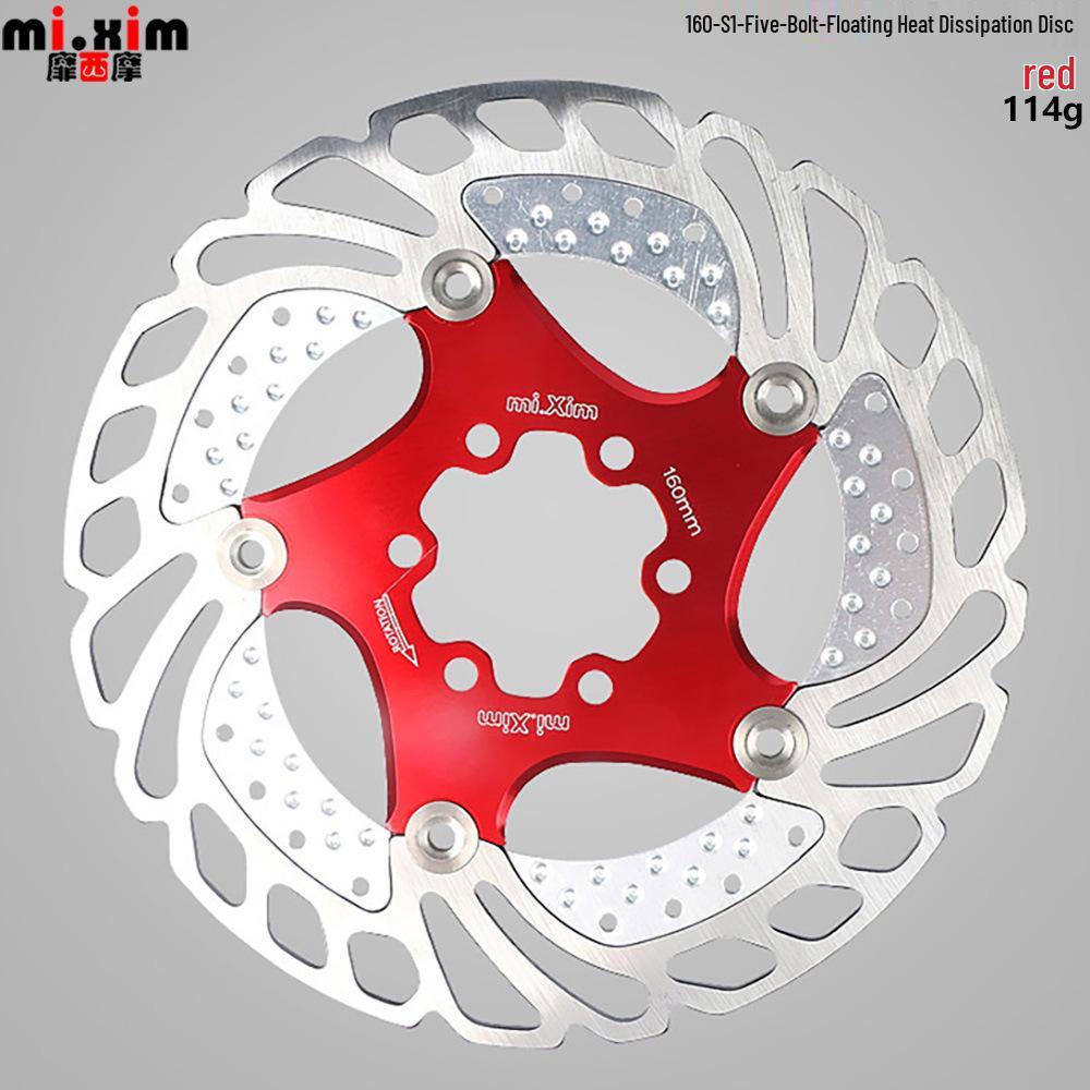 Mountain Bike Cooling Floating Disc Brake Rotor & Pads 140-203mm
