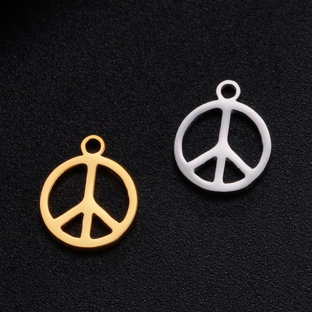 Teamer 5pcs/lot Stainless Steel Charms for Jewelry Making Bear Leaves Stars Pendant Mini Charm Bracelet DIY Accessories Hot Sale