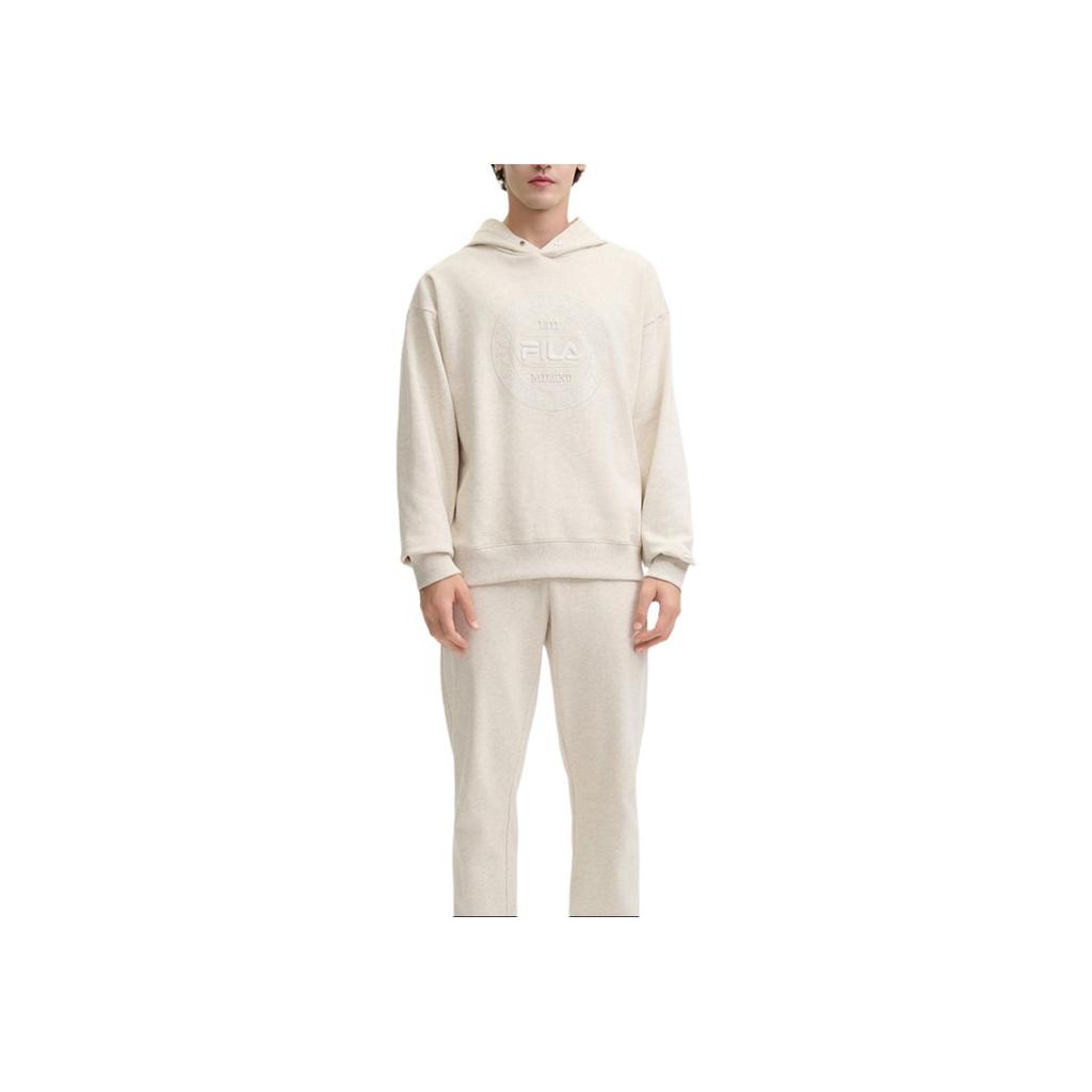 New FILA Sweatshirt Men's Light Khaki Heather Gray F11M445208FLK