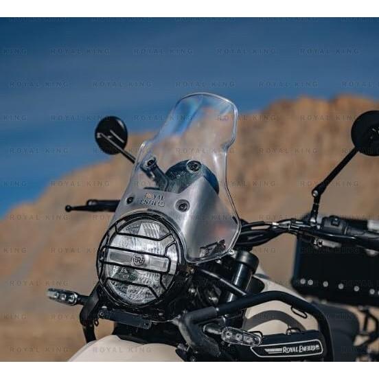 "Rejilla de Faro Negra Para Royal Enfield New Himalayan 450"