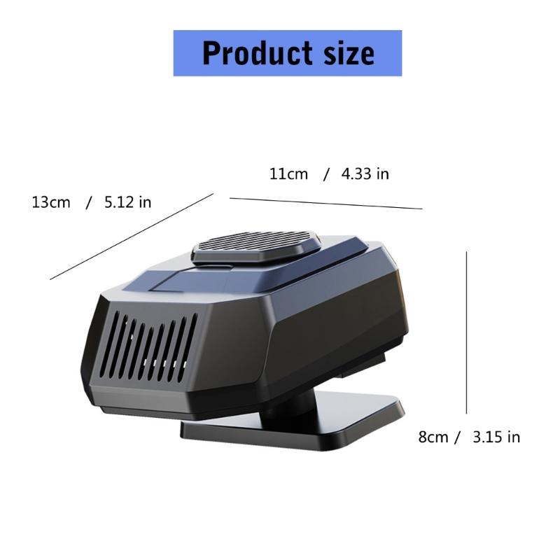 Schnellheizender Auto-Raumheizlüfter, 12V Tragbare Auto-Heiz-Kühler mit Überhitzungsschutz für ein gemütliches Fahrerlebnis
