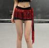 Shiny Tassel Belly Dance Waist Chain and Hip Scarf for Beginner Jazz or Nightclub Performance