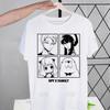 Anya Forger Printed T Shirt Men Yor Forger Tops Tees Harajuku Spy X FAMILY Tshirt Streetwear Hip Hop Male T-shirts