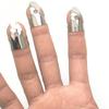 Pack of 12  Metal Finger Covers for Thumb and Index Finger, Celluloid Thumb Covers, Guitar Playing Finger Covers