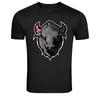 Dark Bull Head Red Eyes Demon Graphic T-Shirt
