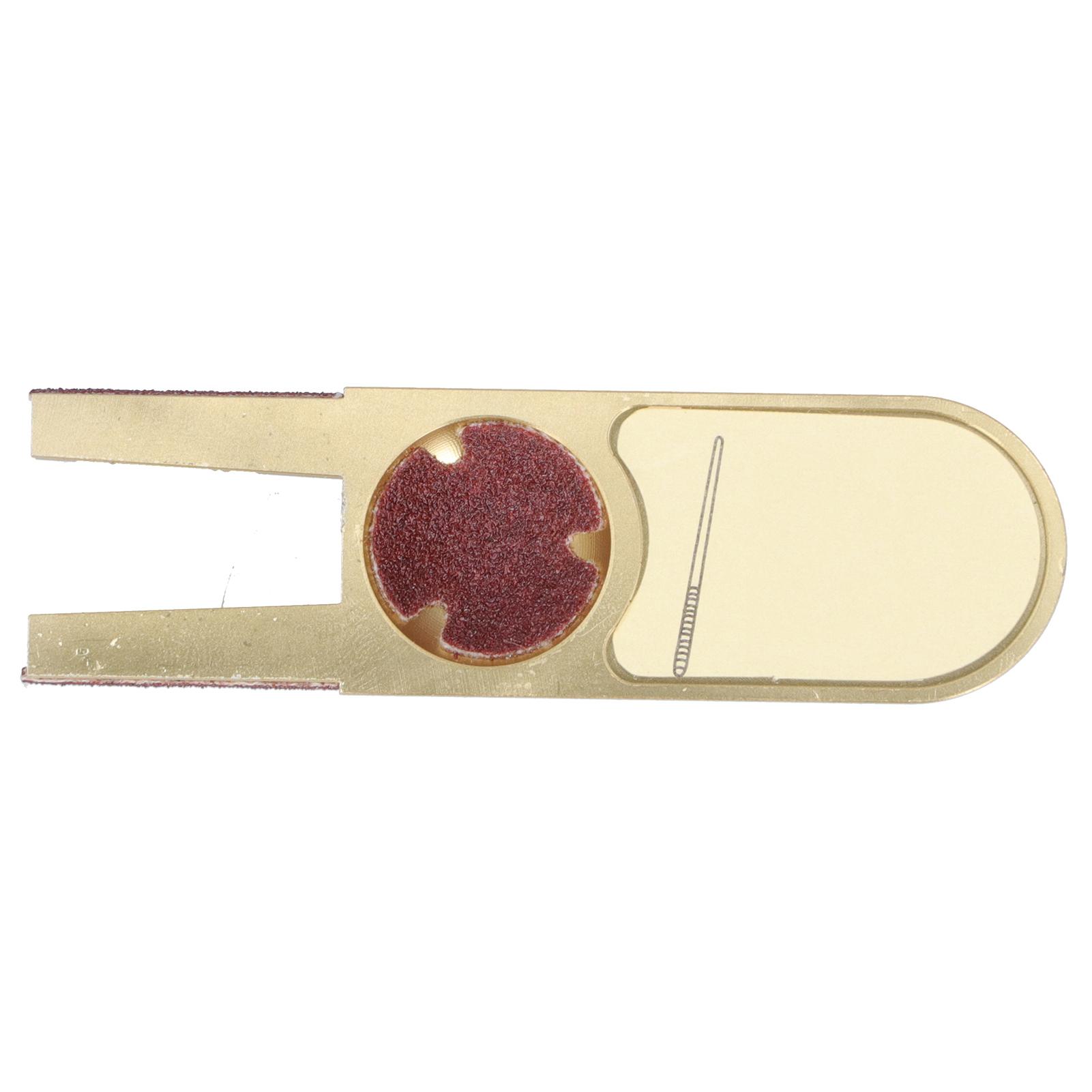 

Золотой U-образный триммер для наконечника кия, шейпер, инструмент для ремонта кия для бильярдного стола, бильярдные аксессуары