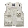Men's Multi-pocket Mesh Vest for Spring & Autumn - Versatile for Fishing, Photography, and Outdoor Activities
