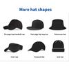 100% Polyester Visor Hat Sporty Design for Summer Outdoor Sports Breathable Sun Protection with Baseball Concept