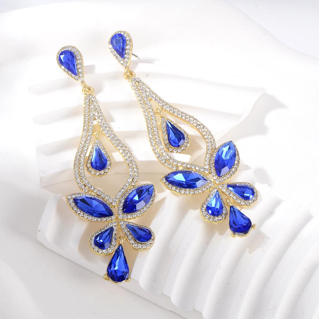 Earrings for Women Classic Water Drop Earrings Accessible Luxury Dinner Style Jewelry Exaggerated Tassel Earrings