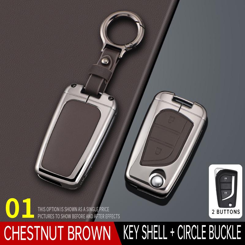 Key Cover Shell for Toyota Corolla, Camry, Levin, Highlander, RAV4, Reiz