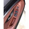 Inner Door Panel Handle Pull Trim Cover Set For BMW F10 F11 520i 528i Red Brown