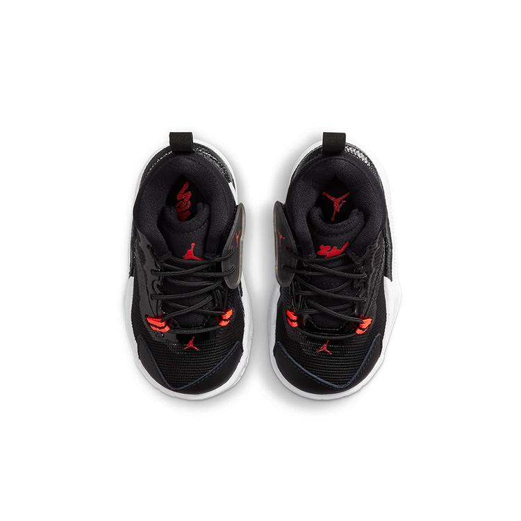 Jordan Zion 1 Infrared Zion Infrared Mid top Toddler Shoes Black Infant And Toddler DC2023-006