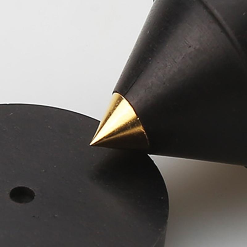 Pack Of 4set Quality Ebony Wood And Metal Speaker Isolation Spikes Feet Pad For Music Equipment Vibration Reduction