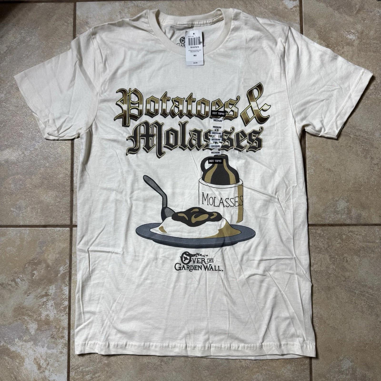 Over The Garden Wall Potatoes & Molasses T-Shirt MEDIUM New With Tags 3XL