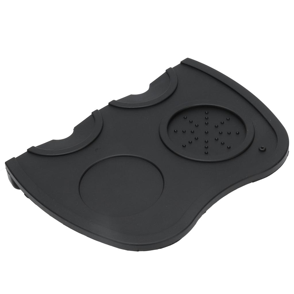 Silicone Coffee Tamper Pad Anti Slip Soft Tamper Mat Heat Resistant Corner Tamping Mat for