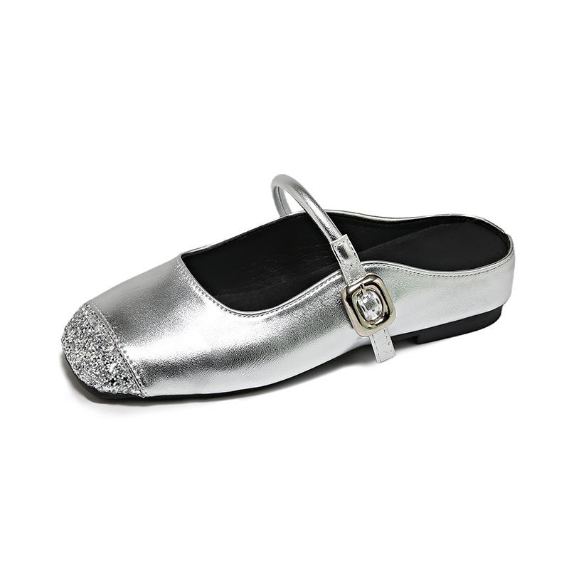 

New Style Height-increasing Flip-flops - One-piece Slip-on Shoes. Women s Headband Half Flip-flops. 40