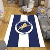 Millwall Flannel Printed Carpet, Home Sofa Decoration for Living Room & Bedroom, Non‑Slip Play Flannel Floor Mat for Game Room
