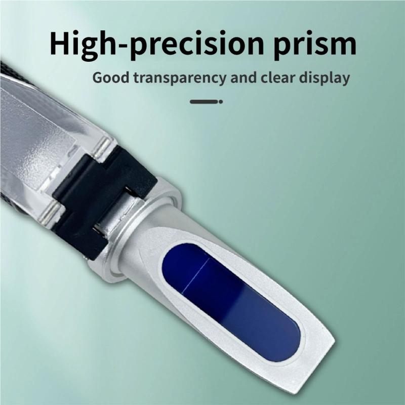 Portable Handheld Sugar Refractometer For Testing Drinks Fruit Juice Sugar Measurement And Density In Ocean Water