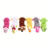 Durable and Cute Animal-Shaped Plush Dog Toy for Chew and Molar Training - Perfect for Pet Playtime and Dental Health