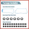 ACROPIX Engine Valve Cover Gasket Seal Set with Grommets VS50808R Rubber for Cadillac CTS SRX for Chevrolet Captiva for Buick Enclave Car Parts