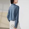 Camicia a righe SOFSIL 2026 Primavera, misto seta, con bavero e maniche lunghe