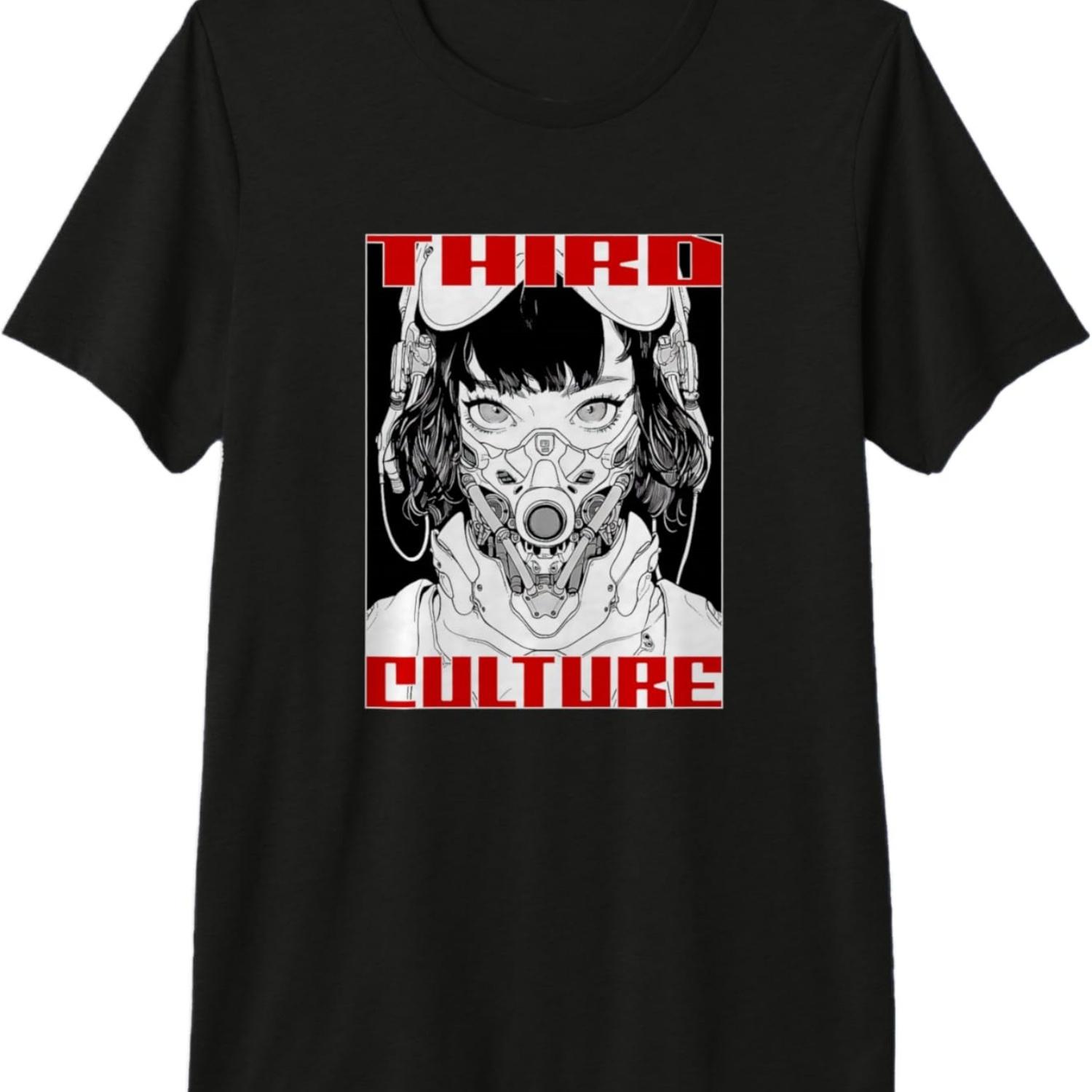 CYBERPUNK HACKER GAS MASK FUTURISTIC Premium T-Shirt S