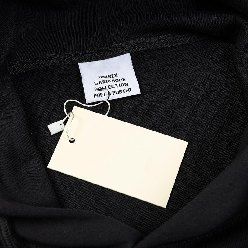 Unisex Oversized Hooded Sweatshirt Black Streetwear Cotton Graphic Print Loose Fit Winter Casual Pullover