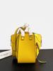 2024 Maya Haute Couture Smiley Face Leather Tote - Luojia Hammock, Cowhide Litchi, Single Shoulder, Crossbody Bag