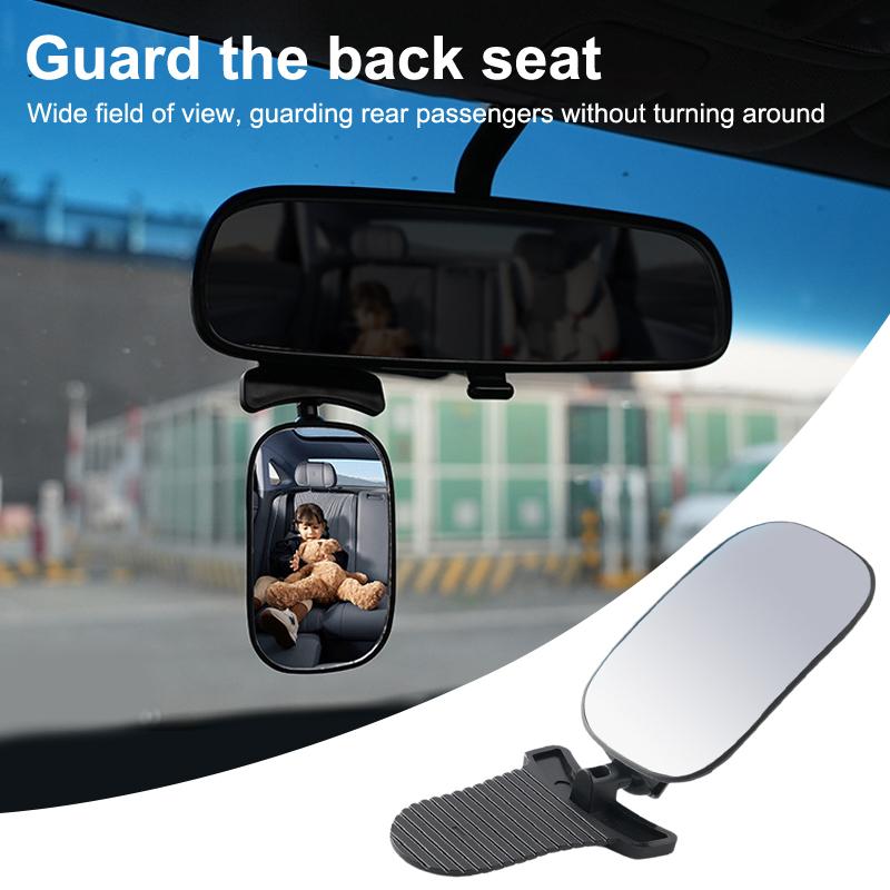 1 Pezzo Specchio Regolabile a 360 Gradi Monitor Sicurezza Bambini Auto Specchio Angolo Cieco Auto Specchietto Retrovisore Bambini Sedile Posteriore Auto Specchio per Bambino