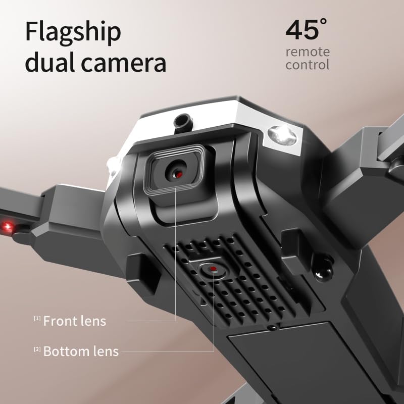 Foldable Drone with 1080P HD FPV Camera - 3D Flip,540 ° Intelligent Obstacle Avoidance,Gesture Recognition, Intelligent Hovering