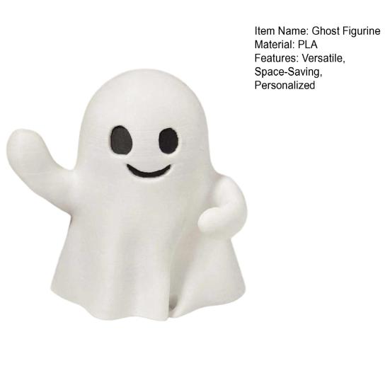 Ghost Pen Holder, Halloween Cute Ghost Desk Organizer, Spooky Pen Rest Stand for Pencils, Funny Office Home Decor