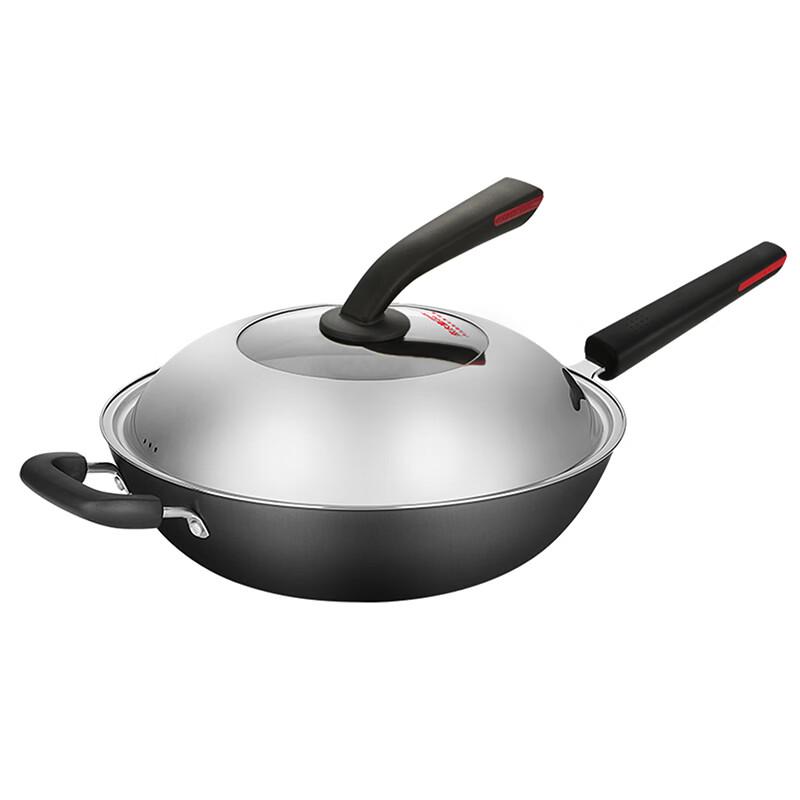 COOKER KING Hand-cast Cast Iron Wok