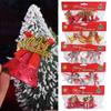 Golden Silver Christmas Hanging Bells Not Ringing Pendant Xmas Tree Decorations 4.5cm Window Door Christmas Bells Ornaments