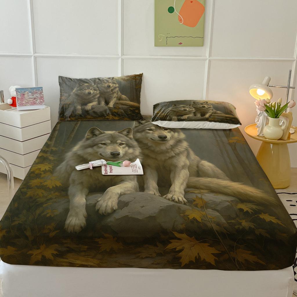 Animal Mattress Protective Cover Protective Cover Three-Piece Set, Digital Printing