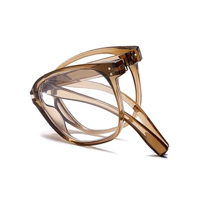 Women's Ultralight Black Frame Folding Reading Glasses with Anti-Blue Light