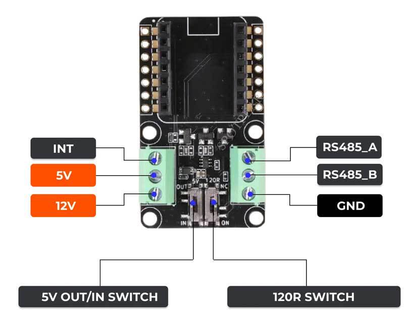 RS485 Expansion Board for XIAO