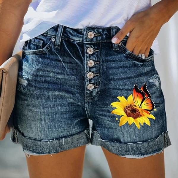 Buy Zaimee Shorts Fashion Sunflower 