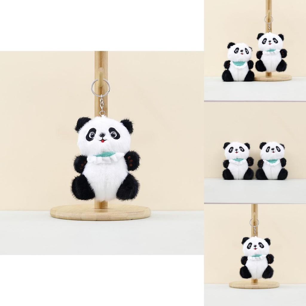 Adorable Panda Plush Toy Hanging Ornament Cute Stuffed Animal Gift For Kids
