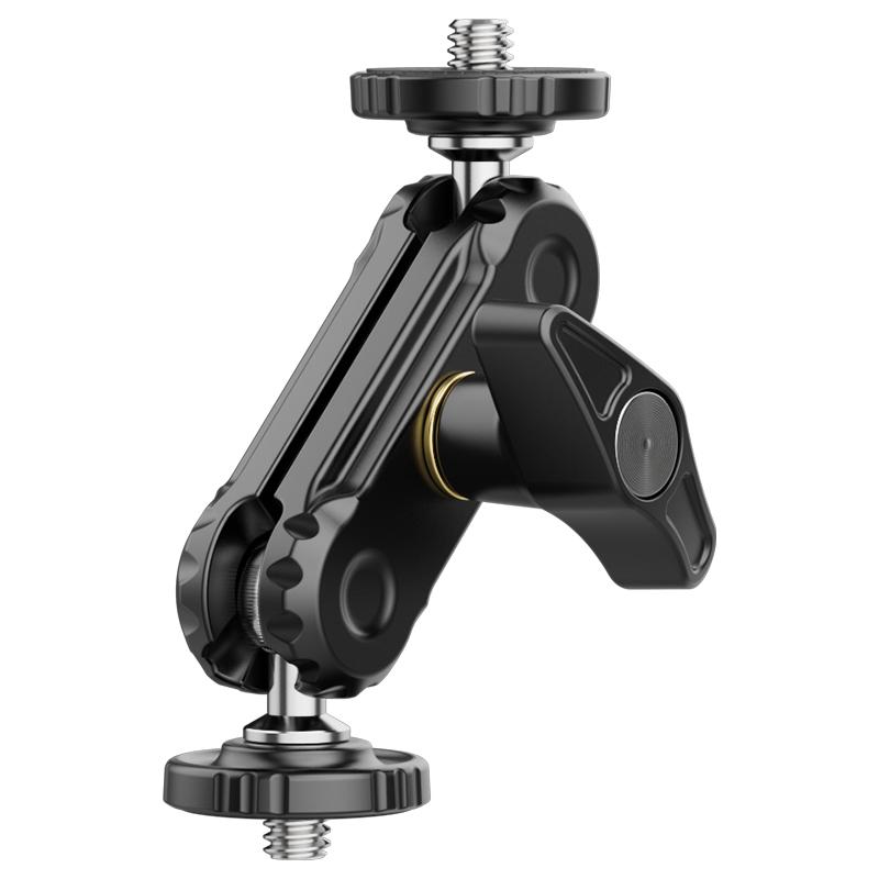 

Lock It In Place. Heavy-Duty Double Ball Head Arm for Precise Camera Positioning. A Filmmaker s Must-Have. чёрный