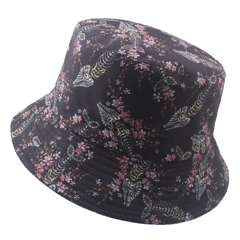 Reversible Tie-Dye Bucket Hat with 3D Graffiti Print for Women - Autumn Style Sun Hat