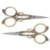 Vintage Scissors Stainless Steel High Sharpness Effort Saving Widely Used Craft Scissors for Embroidery Handicraft