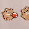 Self Adhesive Down Jacket Fabric Patch Cartoon Bear Fabric Iron On Patches  Clothing Accessories