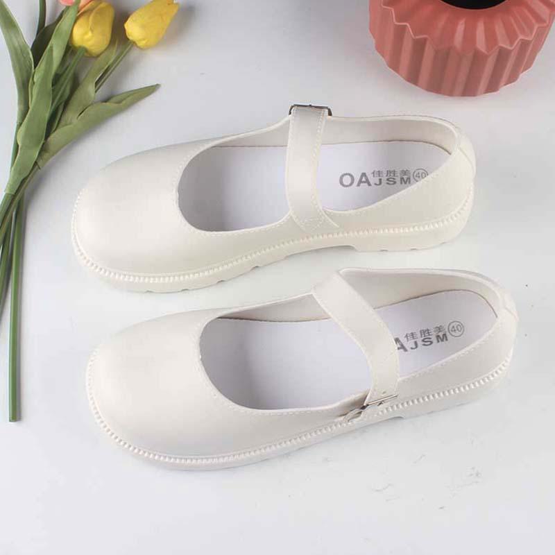 Yuzhihao Women s Summer Closed-Toe One-Strap Buckle Sandals