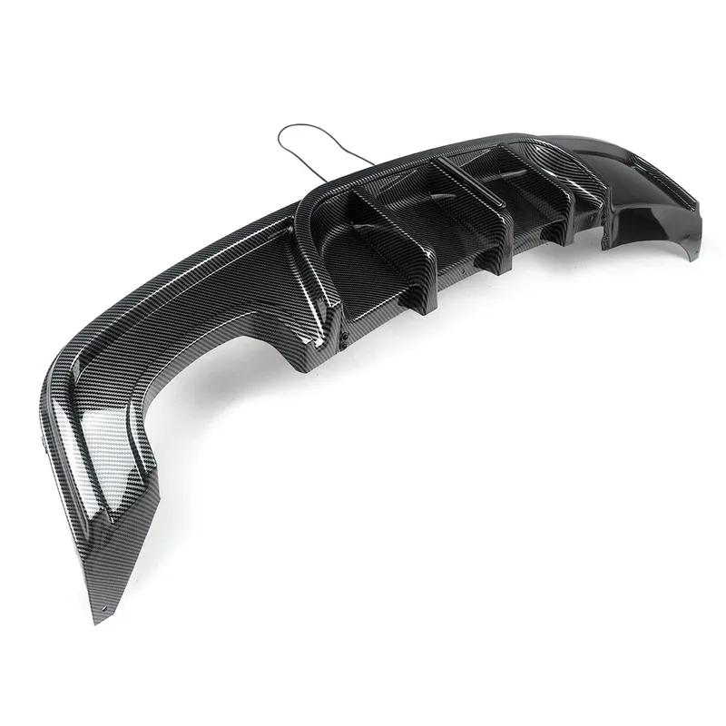 Rear Diffuser Bumper for BMW 1Series E82 Coupe 135i M Sport Carbon Look F1 Style E82 Rear Lip with Light