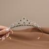 Vintage Queen Princess Crown Rhinestone Crystal Bridal Tiaras New Bridal Headband  Birthday Gift
