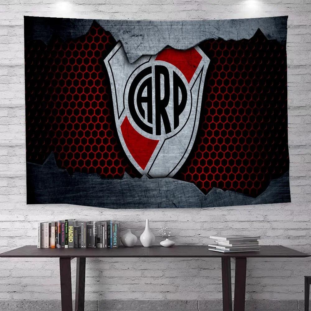 Football Team R-River Plate Tapestry Art Printing Art Science Fiction Room Home Decor Home Decor 100X70CM