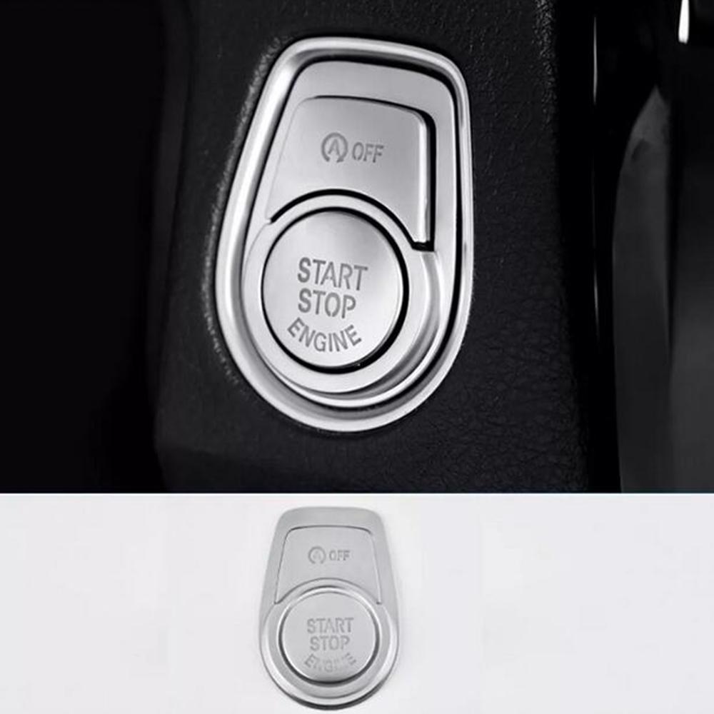 1 Set Car Ignition Start Stop Switch Cover For BMW 1 2 3 4 Series