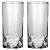 Drinking Glasses Set of Drinkware for Water 370ml Gift Tall Whiskey